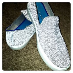 Limited Edition Rothy's Iridescent Sneakers Sz 10